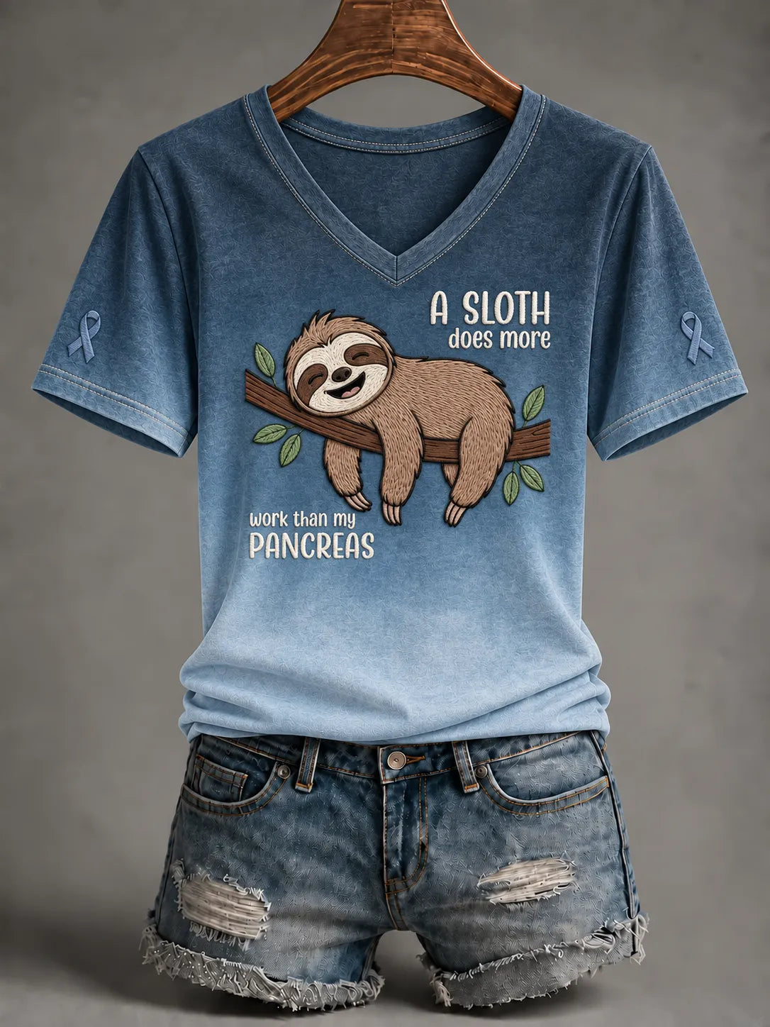 Women'S Diabetes Awareness Print T-Shirt
