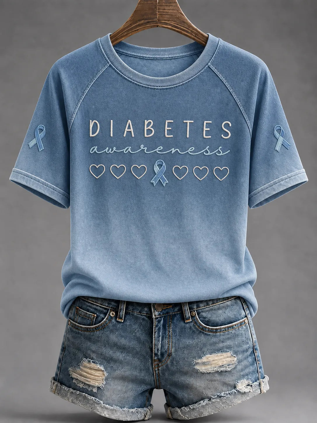 Women'S Diabetes Awareness Print T-Shirt