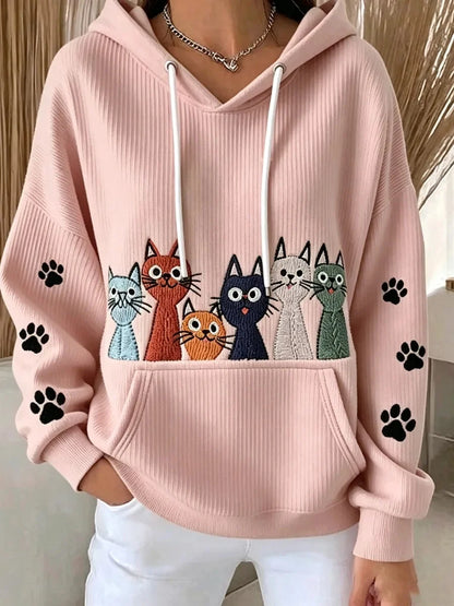 Women's Casual Animal Print Hoodie