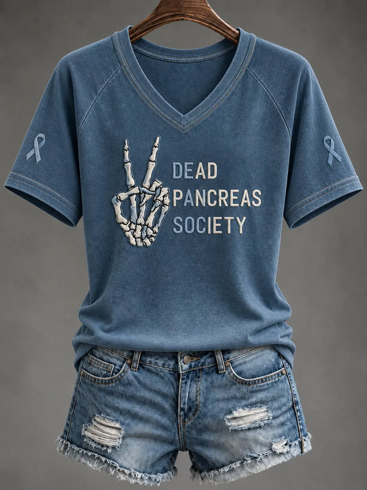 Women'S Diabetes Awareness Print T-Shirt