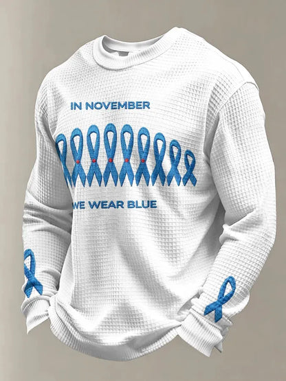Men'S Diabetes Awareness Waffle T-Shirt