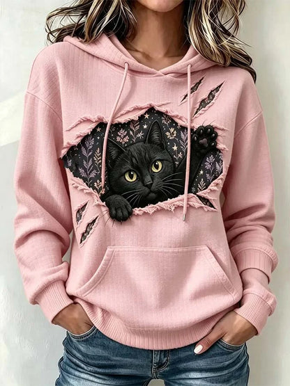 Women'S Casual Printed Sweatshirt