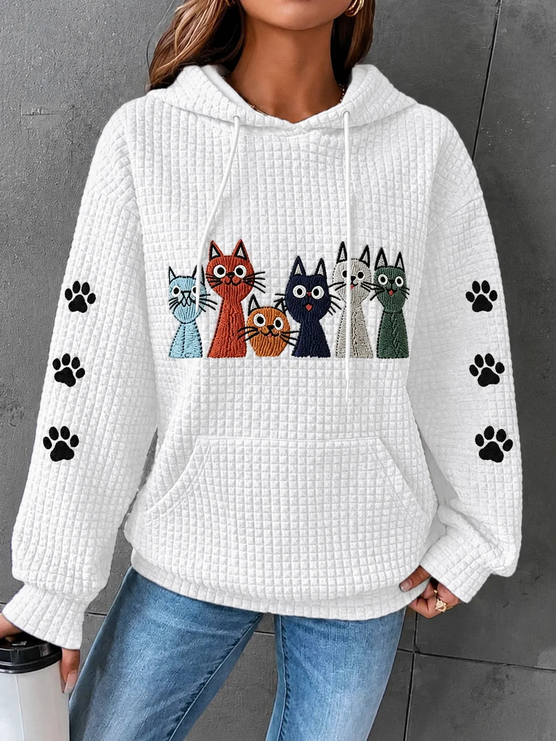 Women's Casual Animal Print Hoodie