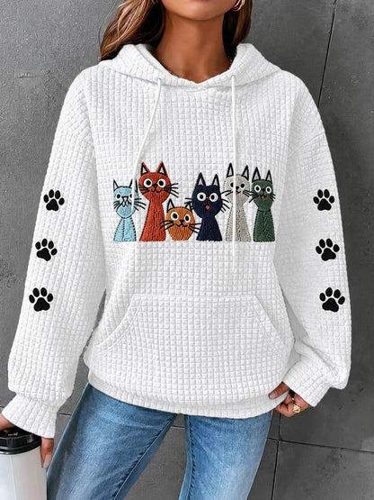 Women's Casual Animal Print Hoodie