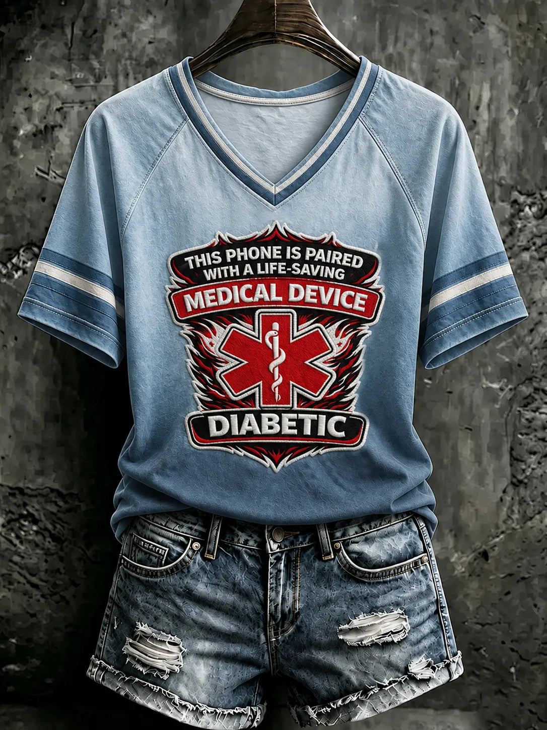 Women'S Diabetes Awareness Print T-Shirt