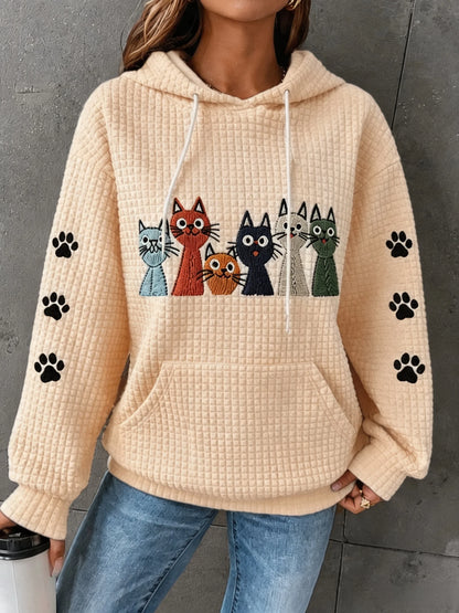 Women's Casual Animal Print Hoodie