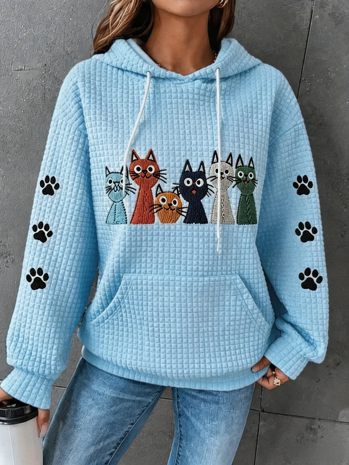 Women's Casual Animal Print Hoodie
