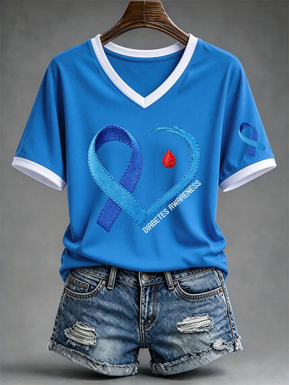 Women's Casual Print Short-Sleeve T-Shirt