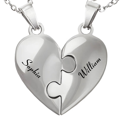 Pieces of Us™ – Personalized Family Puzzle Necklace