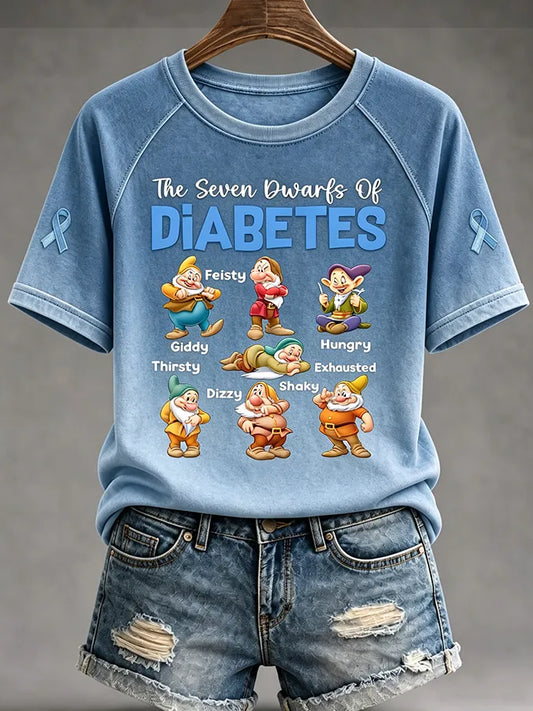 Women's Casual Print Short-Sleeve T-Shirt