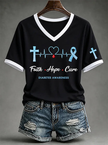 Women's Casual Print Short-Sleeve T-Shirt