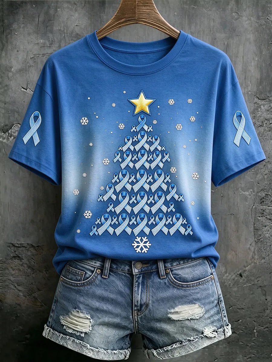 Diabetes Awareness Decoration Christmas Tree T-Shirt