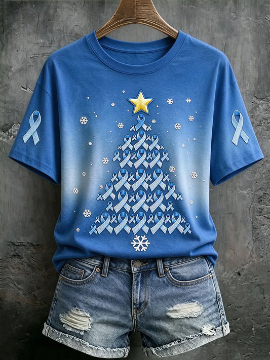 Diabetes Awareness Decoration Christmas Tree T-Shirt