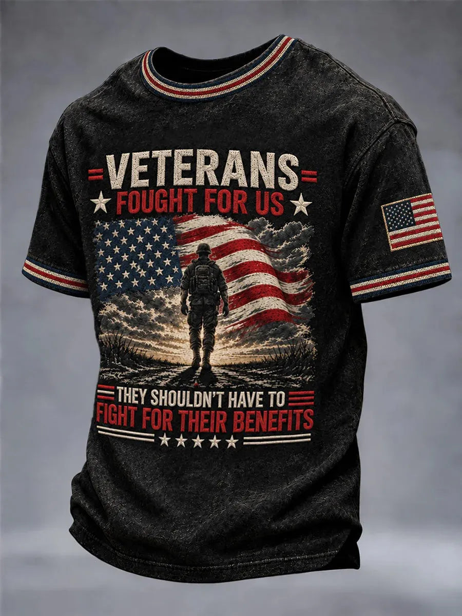 🎖️Men's Veterans Day Printed Casual T-Shirt
