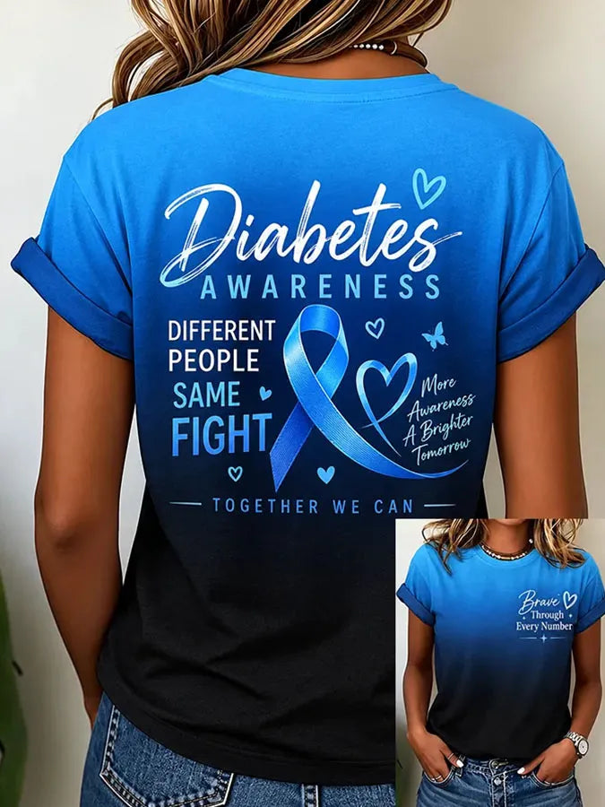 Women's Casual Printed Short-Sleeve T-Shirt
