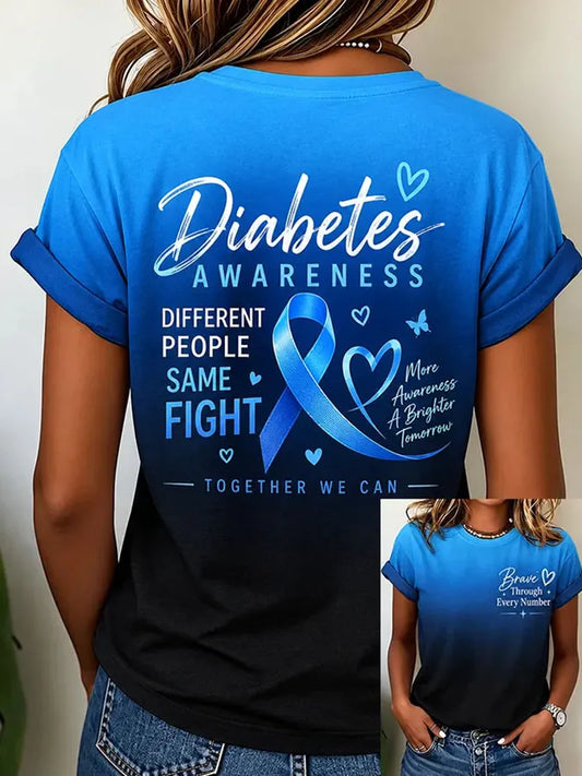 Women's Casual Printed Short-Sleeve T-Shirt