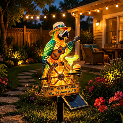 Solar-Powered Tropical Parrot Garden Light - Outdoor LED Yard Decor For Patio, Pathway & Garden