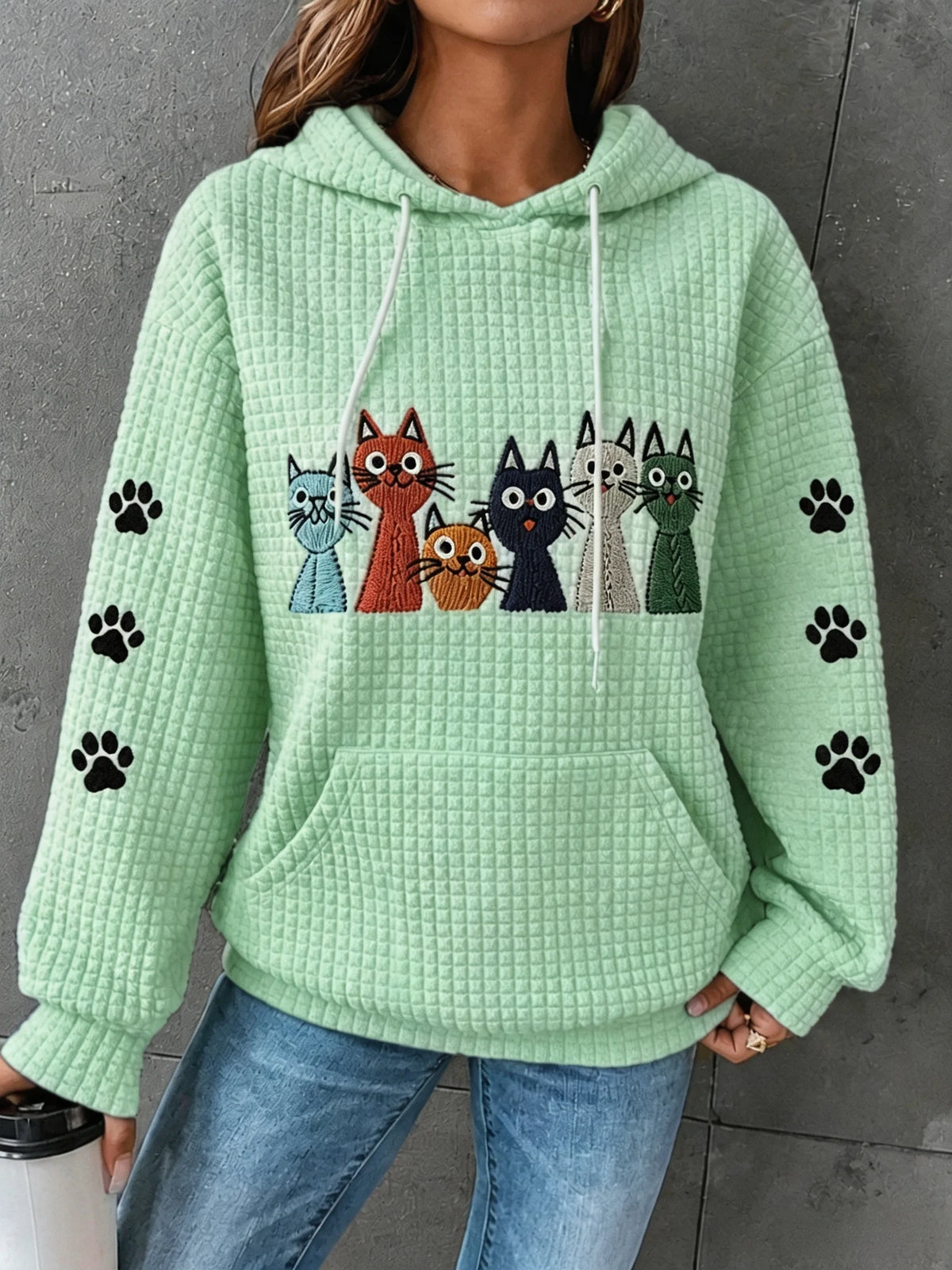Women's Casual Animal Print Hoodie