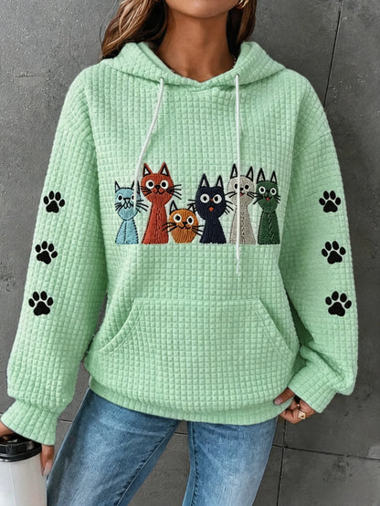 Women's Casual Animal Print Hoodie