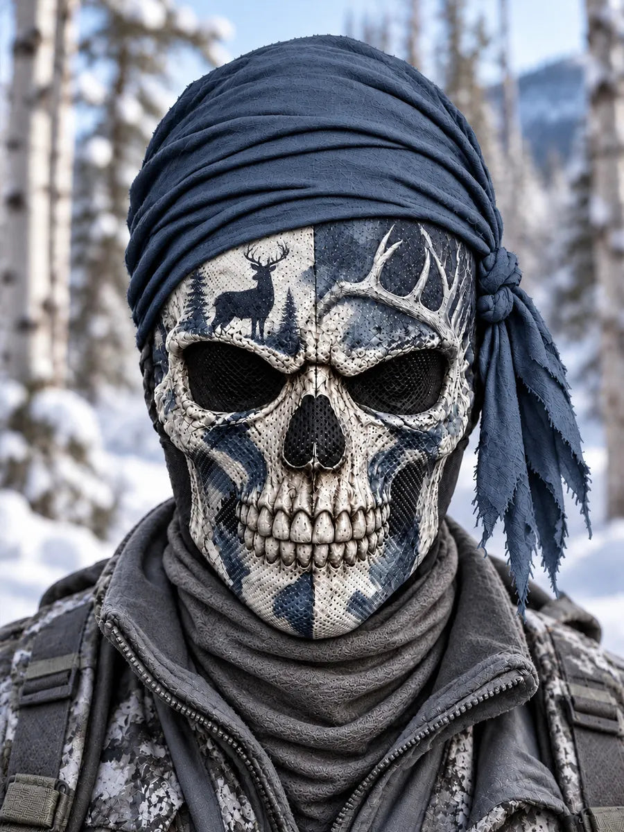  Retro Hunting Skull Mask