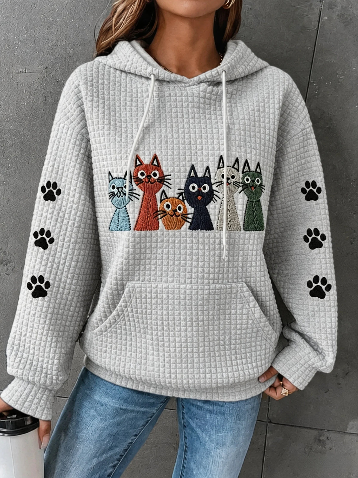 Women's Casual Animal Print Hoodie