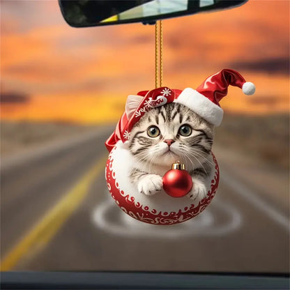 2026 Cats Advent Calendar, Advent Calendar 2026, Countdown for Cats Christmas 24 Days Christmas Advent Calendar with Hanging Decoration for Cats in 2D Acrylic（2D Acrylic Flat）