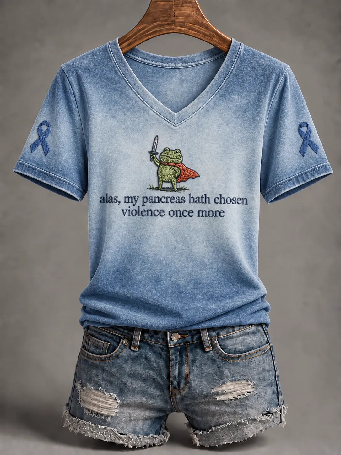 Women'S Diabetes Awareness Print T-Shirt